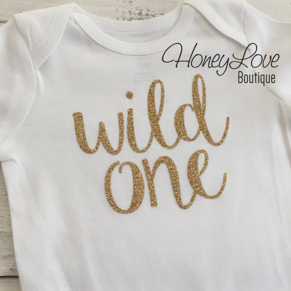Wild One Birthday Outfit - Silver/Gold and watermelon pink - HoneyLoveBoutique