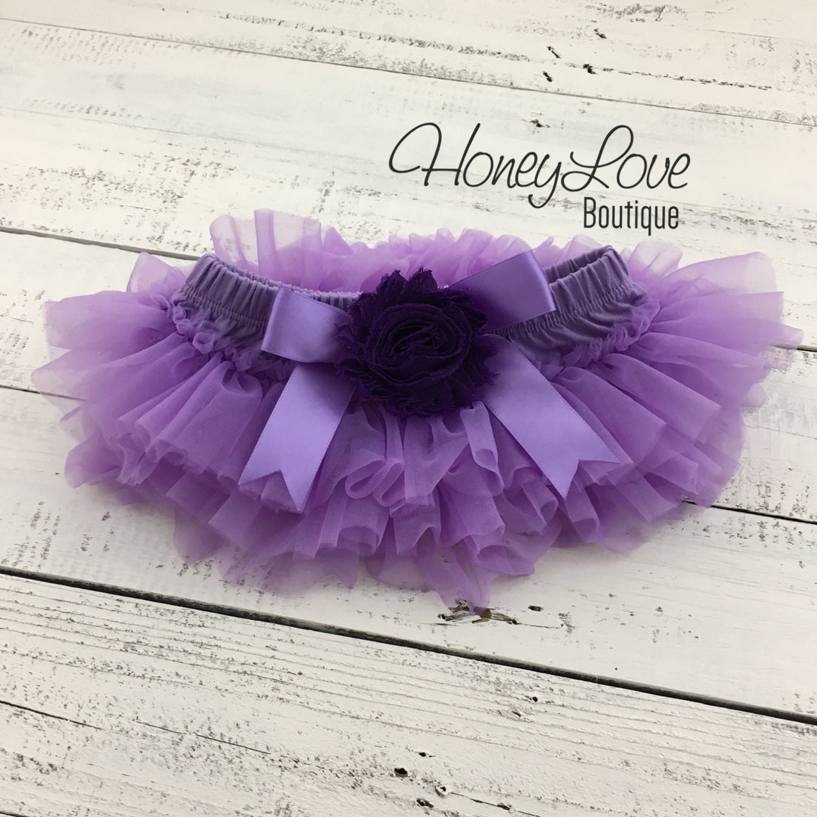 Lavender/Grape Purple tutu skirt bloomers - Embellished bloomers - HoneyLoveBoutique