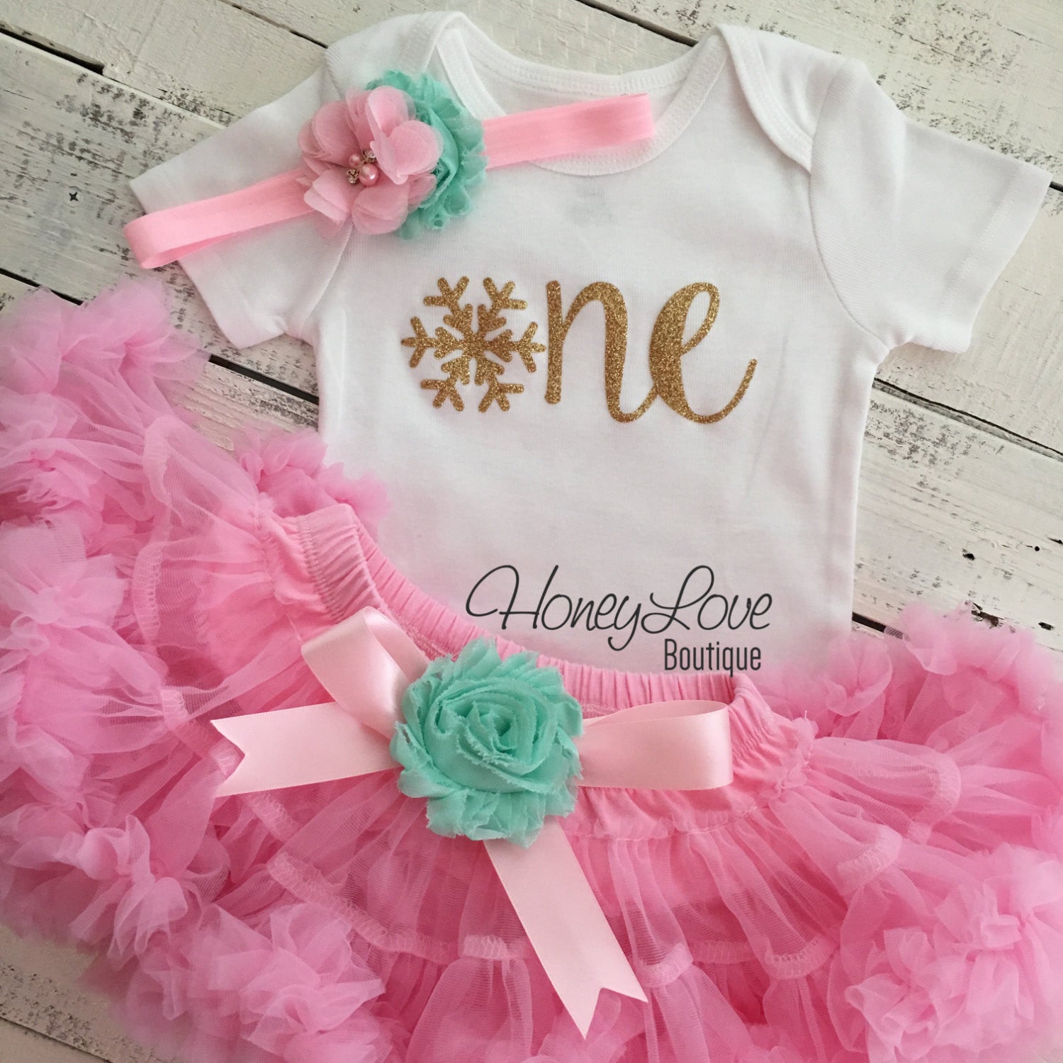 Winter ONEderland 1st Birthday outfit