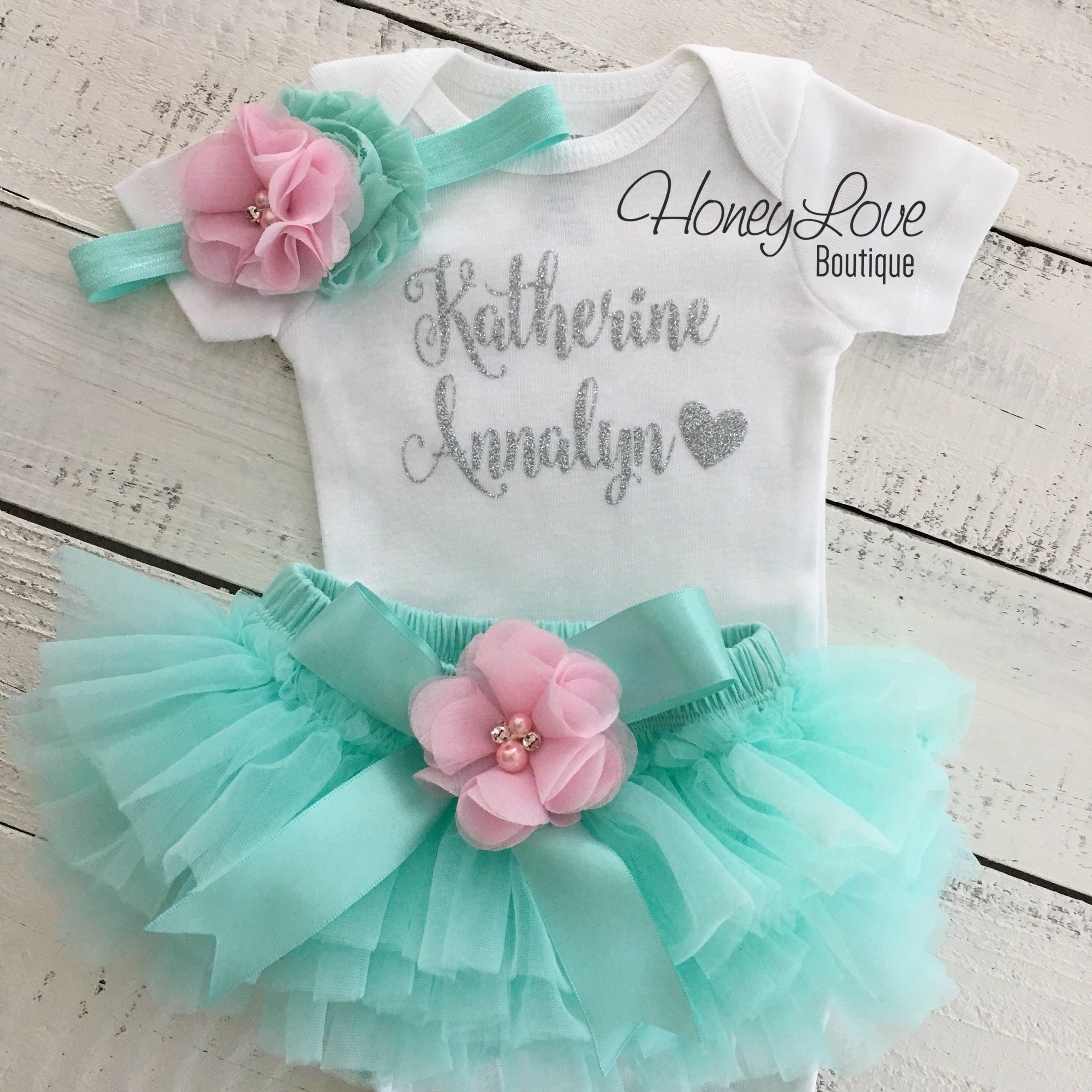 Newborn Personalized Baby Clothes Personalized Baby Shirts® Girl