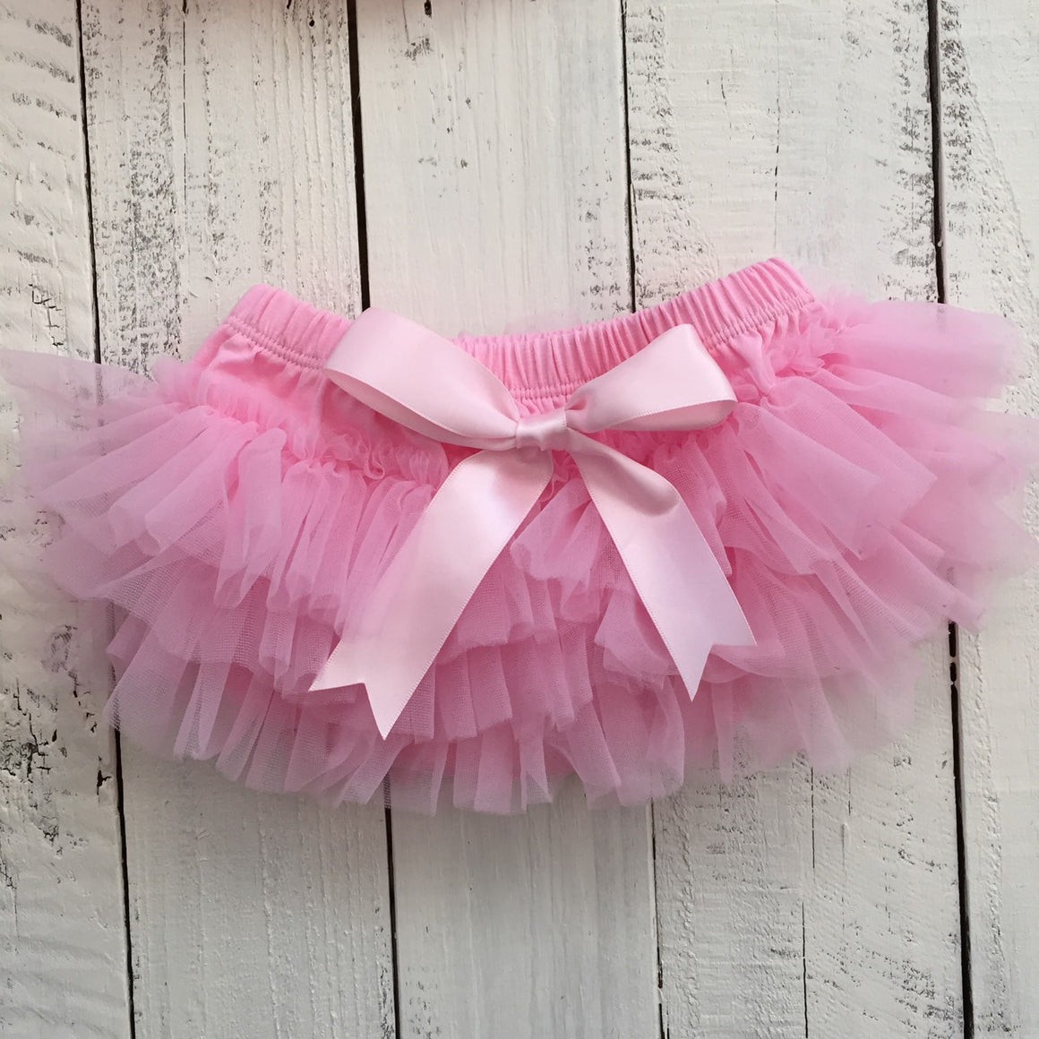 Light Pink - Pettiskirt - Tutu Skirt - Ruffle Bottom Bloomers - HoneyLoveBoutique