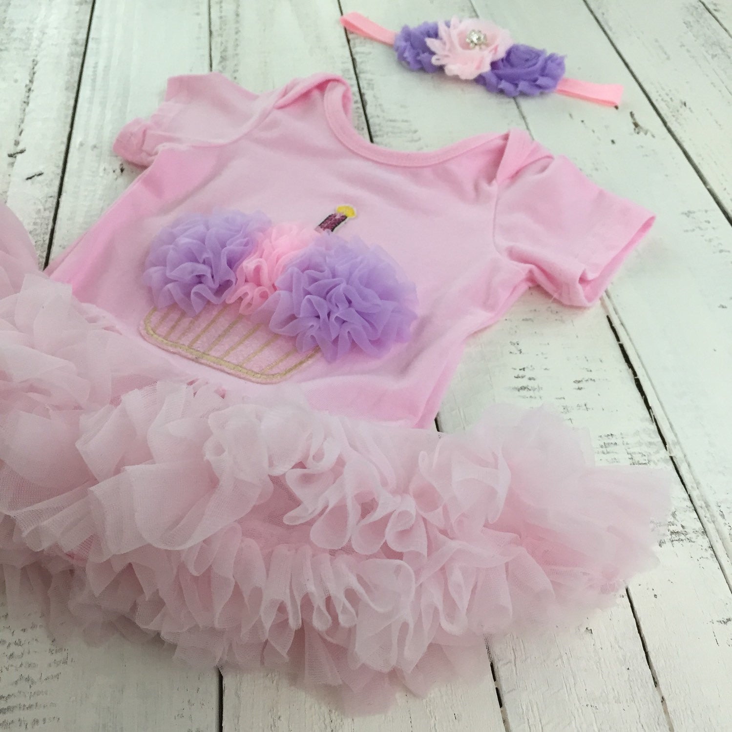 cupcake birthday dress Hot Pink Cupcake Birthday Tutu Dress