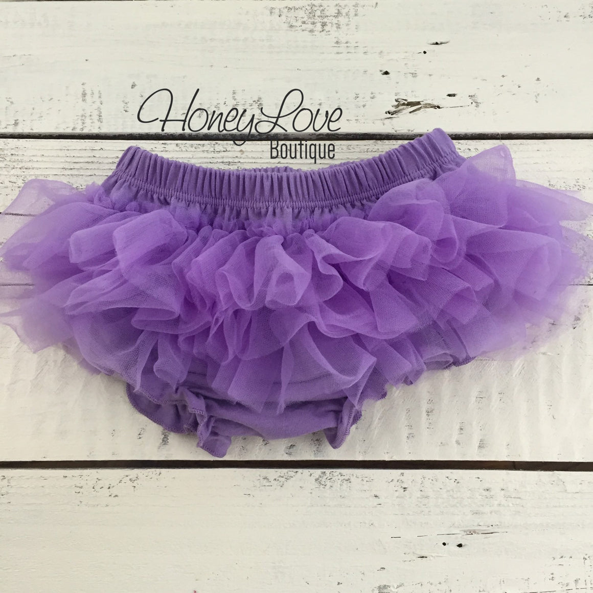 Lavender Purple - Pettiskirt - Tutu Skirt Bloomer - Ruffle Bottom Bloomer - HoneyLoveBoutique