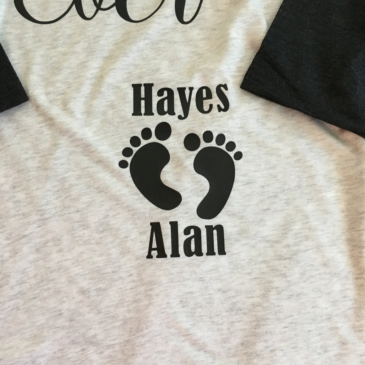 Add a Name to any pregnancy shirt! - HoneyLoveBoutique
